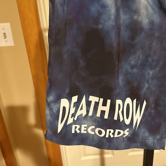 Death Row men’s Tie Dyed 15" Swim Trunks - Picture 9 of 15